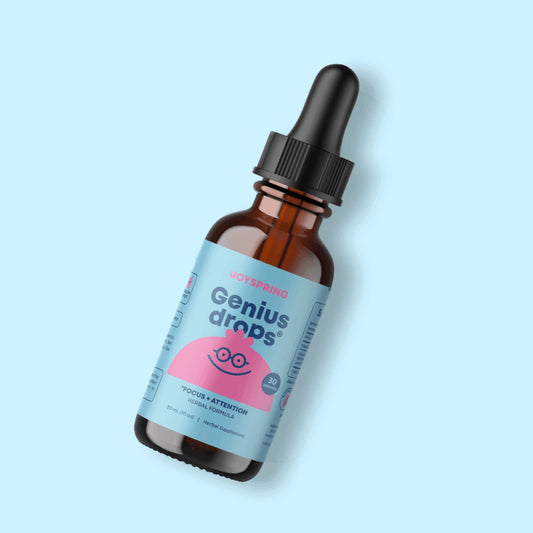 JoySpring Genius Drops Organic Focus Drops for Kids (4 fl oz)