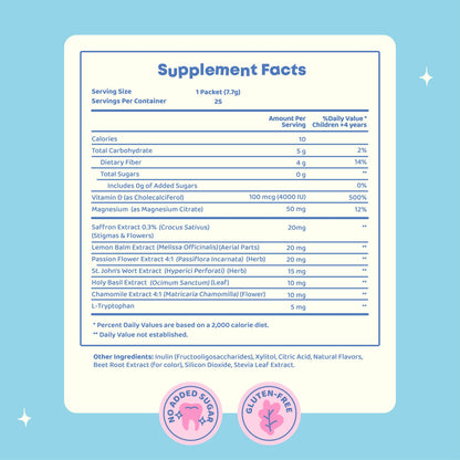 JoySpring Mood Balance Magic Supplements for Kids 25 Servings